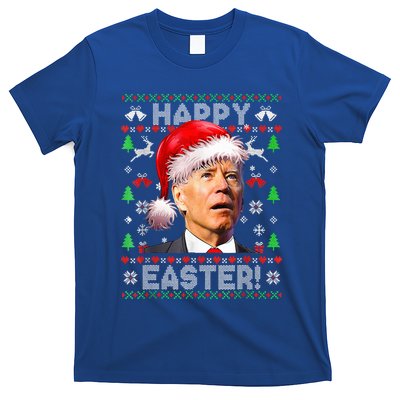 Funny Santa Joe Biden Happy Easter Ugly Christmas  T-Shirt
