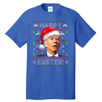 Funny Santa Joe Biden Happy Easter Ugly Christmas  Tall T-Shirt