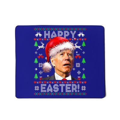 Funny Santa Joe Biden Happy Easter Ugly Christmas  Mousepad