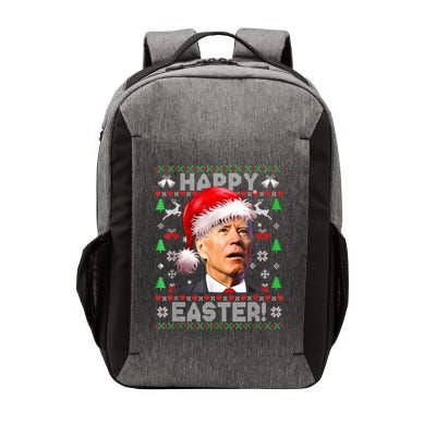 Funny Santa Joe Biden Happy Easter Ugly Christmas  Vector Backpack