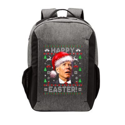 Funny Santa Joe Biden Happy Easter Ugly Christmas  Vector Backpack