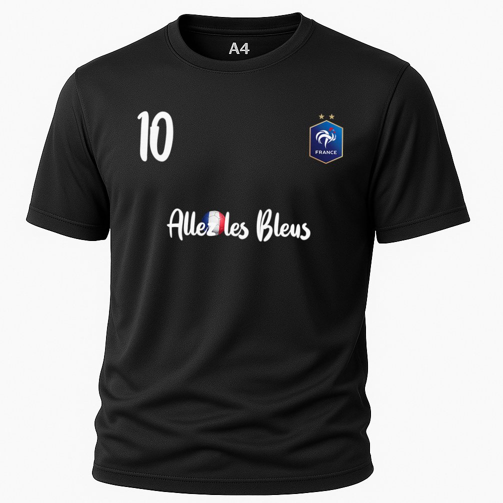 France Soccer Jersey France Football alles les bleus Cooling Performance Crew T-Shirt