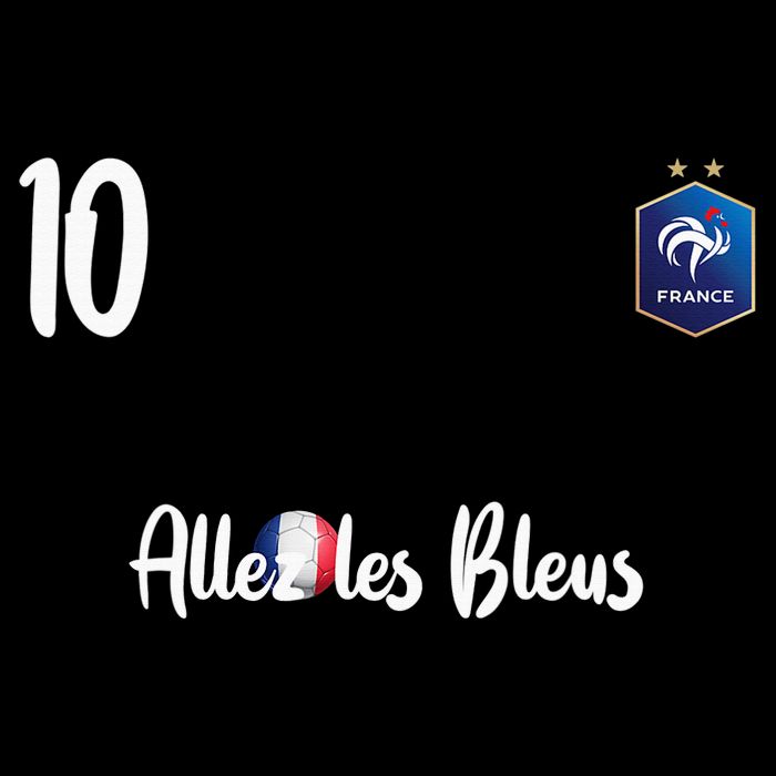 France Soccer Jersey France Football alles les bleus Cooling Performance Crew T-Shirt