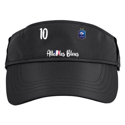 France Soccer Jersey France Football alles les bleus Adult Drive Performance Visor