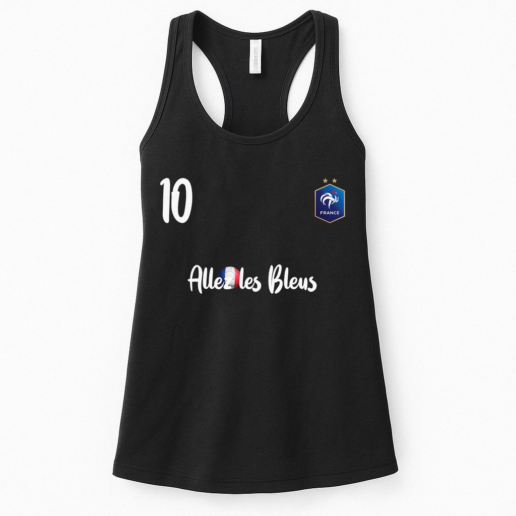 France Soccer Jersey France Football alles les bleus Womens Tank Top