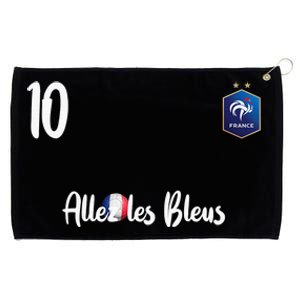 France Soccer Jersey France Football alles les bleus Grommeted Golf Towel