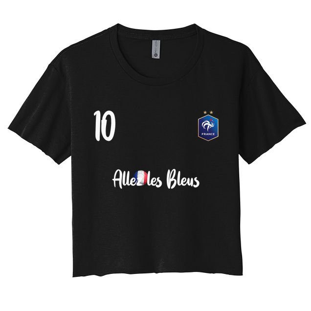 France Soccer Jersey France Football alles les bleus Crop Top