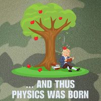 Funny Science Joke Apple Falling On Isaac Newton Physics Fun Legacy Tie Dye Trucker Hat