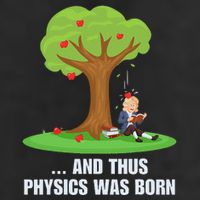 Funny Science Joke Apple Falling On Isaac Newton Physics Fun Adult Drive Performance Visor