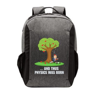 Funny Science Joke Apple Falling On Isaac Newton Physics Fun Vector Backpack