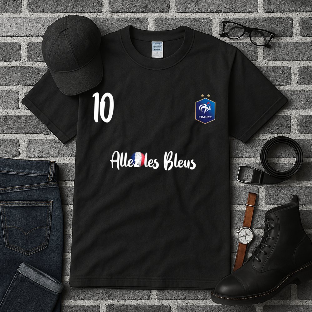 France Soccer Jersey France Football alles les bleus Tall T-Shirt