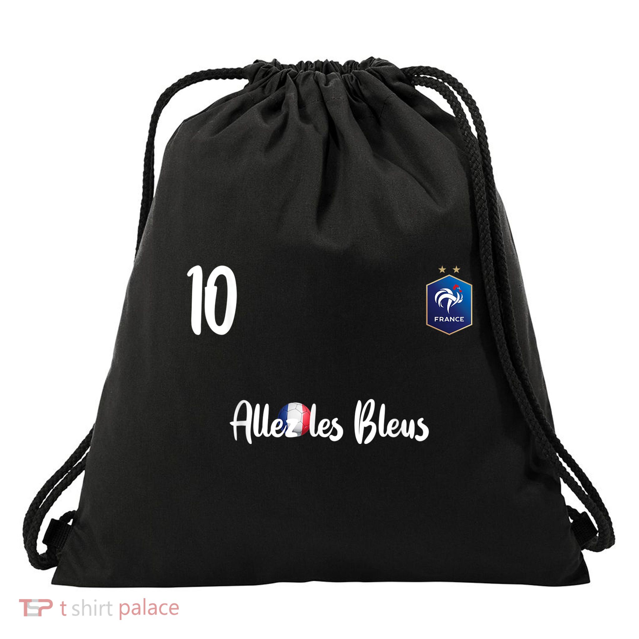 France Soccer Jersey France Football alles les bleus Drawstring Bag