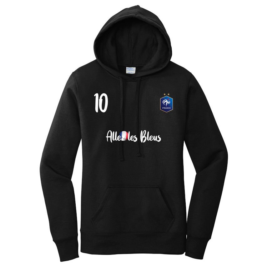 France Soccer Jersey France Football alles les bleus Women's Pullover Hoodie