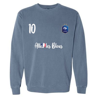 France Soccer Jersey France Football alles les bleus Garment-Dyed Sweatshirt