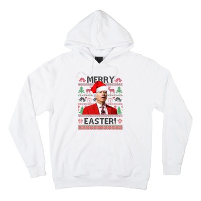 Funny Santa Joe Biden Merry Easter Ugly Christmas Hoodie