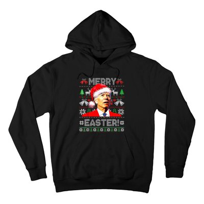 Funny Santa Joe Biden Happy Easter Ugly Christmas Sweater Hoodie