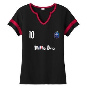 France Soccer Jersey France Football Alles Les Bleus Ladies Halftime Notch Neck Tee