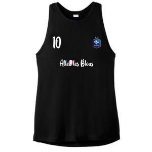 France Soccer Jersey France Football Alles Les Bleus Ladies PosiCharge Tri-Blend Wicking Tank