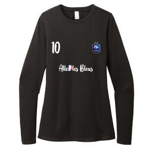 France Soccer Jersey France Football Alles Les Bleus Womens CVC Long Sleeve Shirt