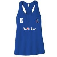 France Soccer Jersey France Football Alles Les Bleus Women's Racerback Tank