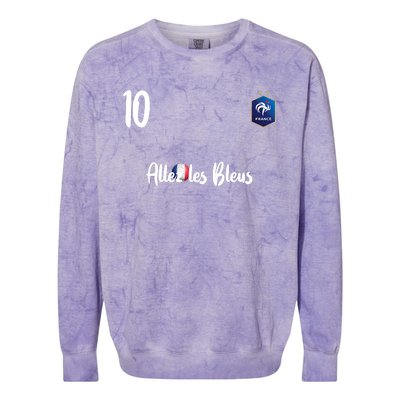 France Soccer Jersey France Football Alles Les Bleus Colorblast Crewneck Sweatshirt