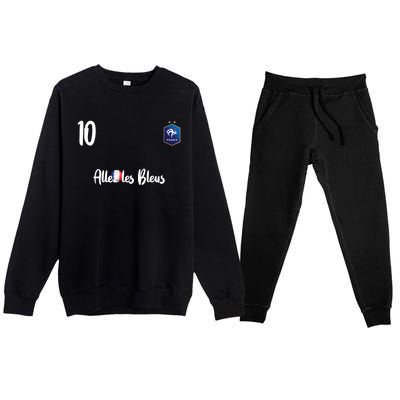 France Soccer Jersey France Football Alles Les Bleus Premium Crewneck Sweatsuit Set