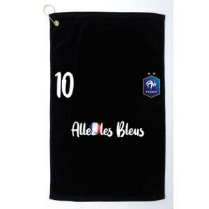 France Soccer Jersey France Football Alles Les Bleus Platinum Collection Golf Towel