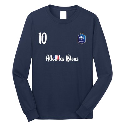 France Soccer Jersey France Football Alles Les Bleus Long Sleeve Shirt