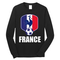 France Soccer Jersey Gift France Football Fans Long Sleeve Shirt