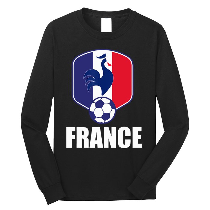 France Soccer Jersey Gift France Football Fans Long Sleeve Shirt