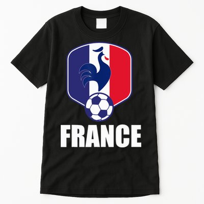 France Soccer Jersey Gift France Football Fans Tall T-Shirt