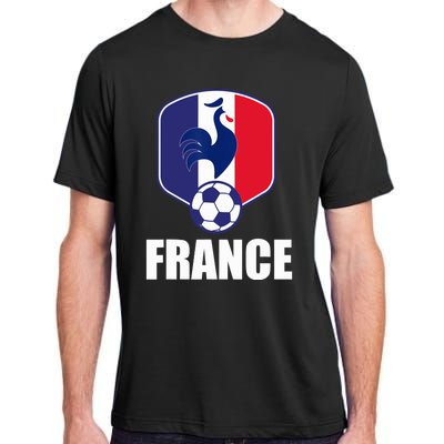 France Soccer Jersey Gift France Football Fans Adult ChromaSoft Performance T-Shirt