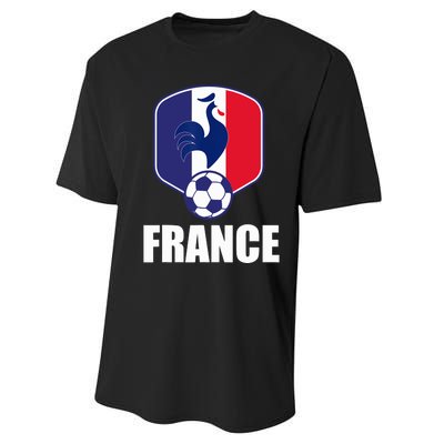 France Soccer Jersey Gift France Football Fans Performance Sprint T-Shirt