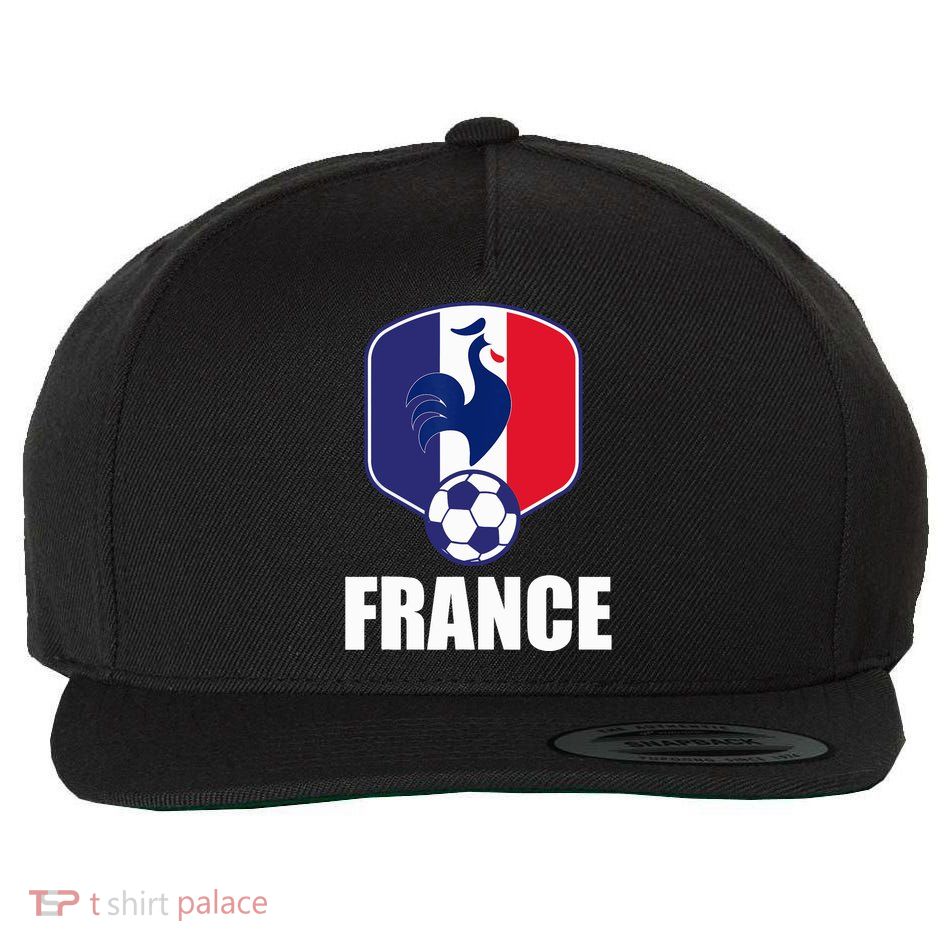 France Soccer Jersey Gift France Football Fans Wool Snapback Cap