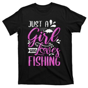 Fishers Sayings Just A Who Loves Fishing T-Shirt