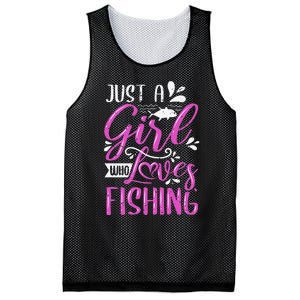 Fishers Sayings Just A Who Loves Fishing Mesh Reversible Basketball Jersey Tank