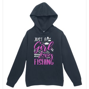 Fishers Sayings Just A Who Loves Fishing Urban Pullover Hoodie