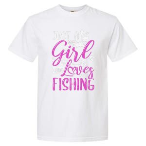 Fishers Sayings Just A Who Loves Fishing Garment-Dyed Heavyweight T-Shirt