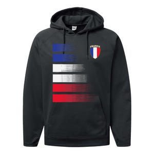 France Soccer Jersey France Football Fan Soccer Performance Fleece Hoodie