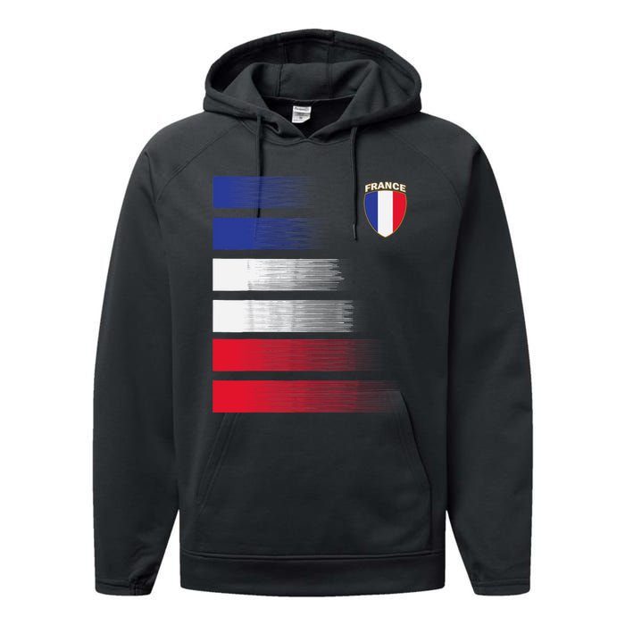 France Soccer Jersey France Football Fan Soccer Performance Fleece Hoodie