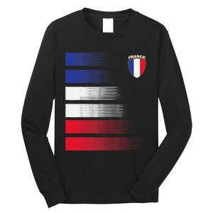 France Soccer Jersey France Football Fan Soccer Long Sleeve Shirt