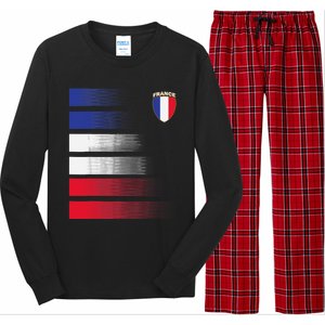 France Soccer Jersey France Football Fan Soccer Long Sleeve Pajama Set