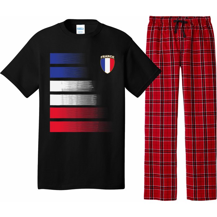 France Soccer Jersey France Football Fan Soccer Pajama Set