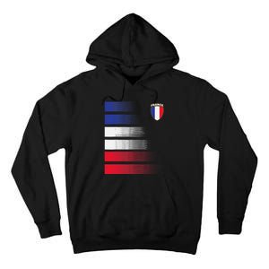 France Soccer Jersey France Football Fan Soccer Tall Hoodie