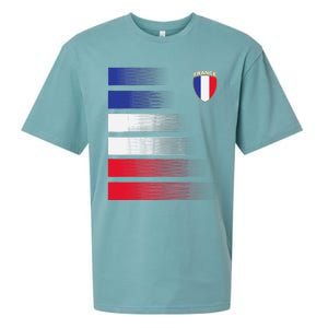 France Soccer Jersey France Football Fan Soccer Sueded Cloud Jersey T-Shirt