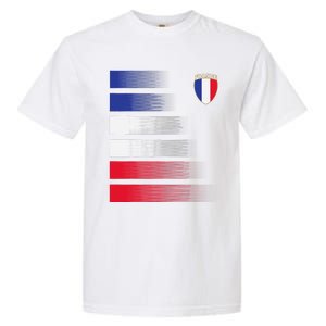 France Soccer Jersey France Football Fan Soccer Garment-Dyed Heavyweight T-Shirt