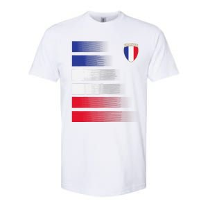 France Soccer Jersey France Football Fan Soccer Softstyle CVC T-Shirt