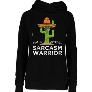 Funny Sarcastic Joke Humor | Fun Sarcasm Saying Womens Funnel Neck Pullover Hood