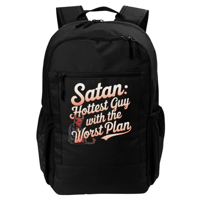 Funny Satan Jokes Religious Jesus Christian Believer Daily Commute Backpack