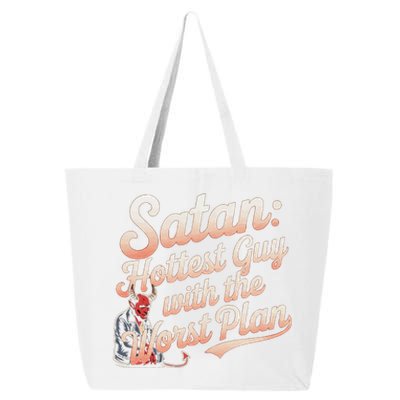 Funny Satan Jokes Religious Jesus Christian Believer 25L Jumbo Tote